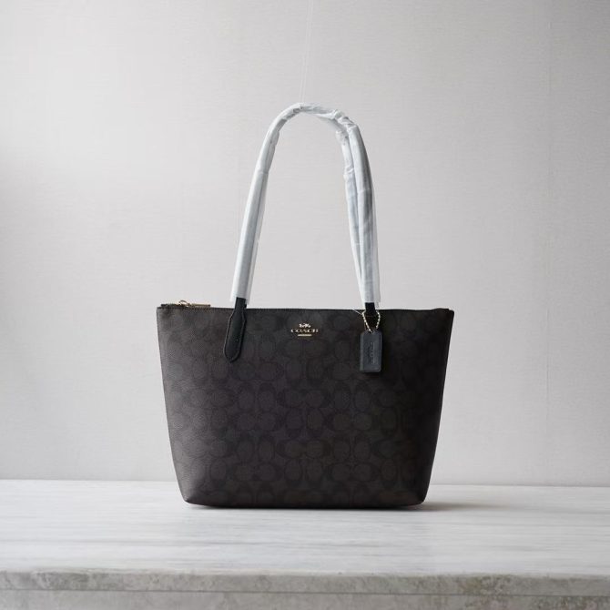 COACH Tote 4455 Brown Black