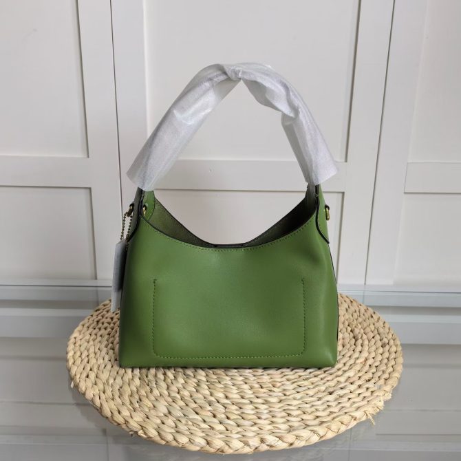 COACH Brooklyn 23 Shoulder Bag Green Shoulder Bag