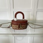 COACH Bucket Makeup bag Print Brown