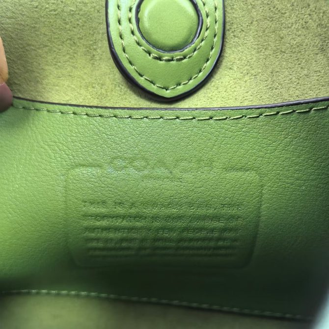 COACH Brooklyn 23 Shoulder Bag Green Shoulder Bag